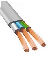 Кабель силовой ПГВВП 3x2,5 ГОСТ белый картинка 